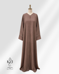 Beaded Sleeve Open Abaya