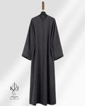 Curved Beaded Open Abaya