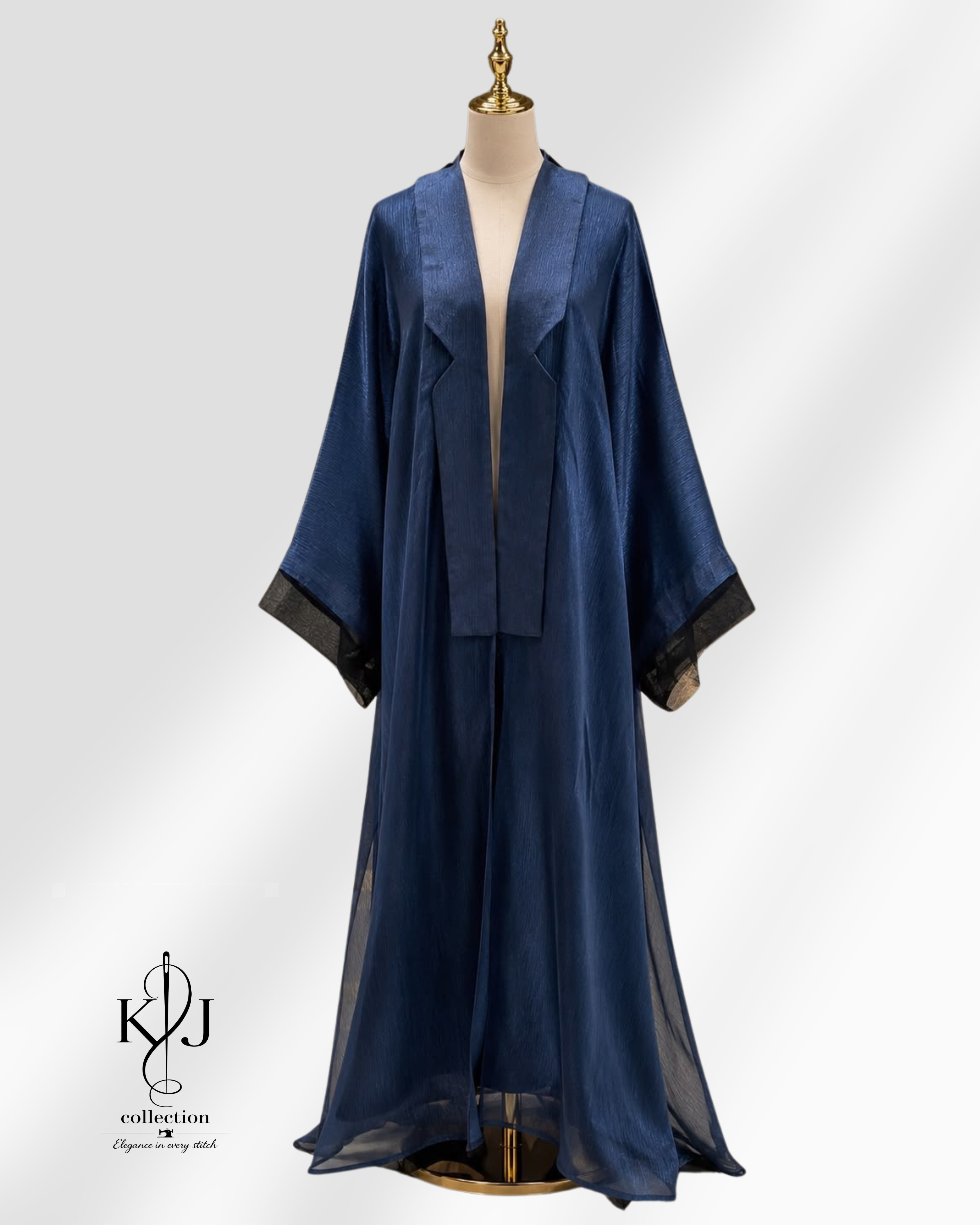 Lapel Collar Open Abaya