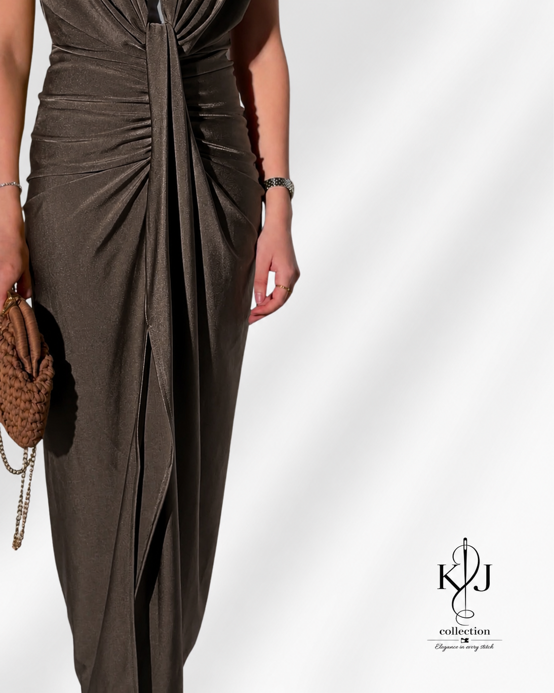 Draped Maxi Dress