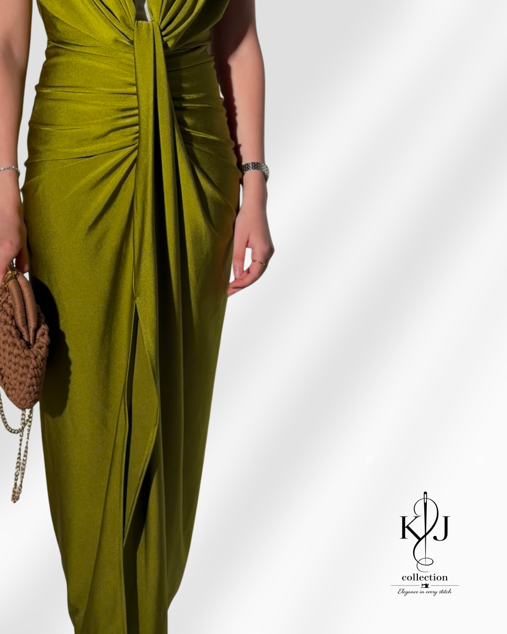 Draped Maxi Dress