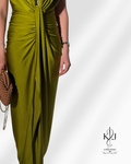 Draped Maxi Dress