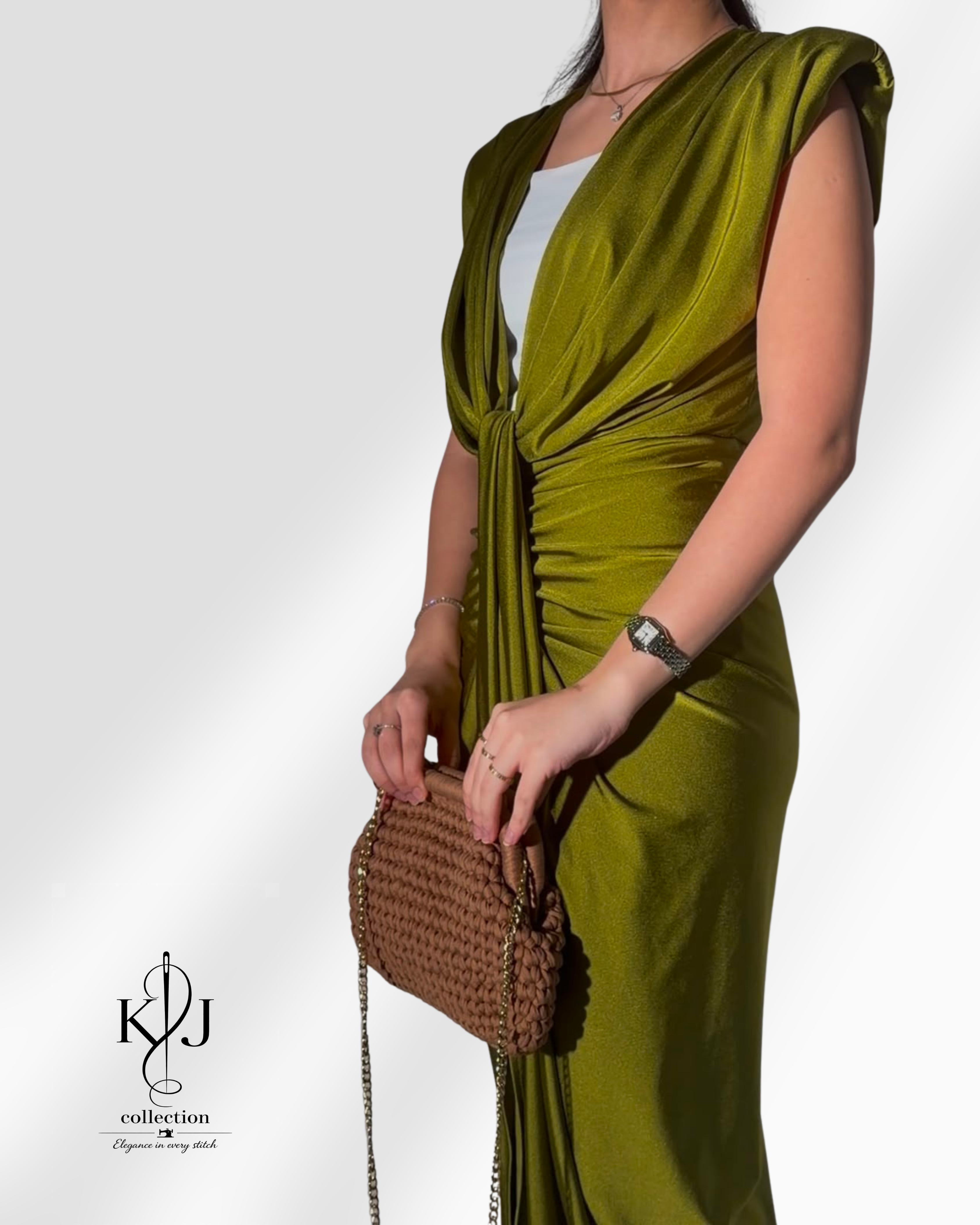 Draped Maxi Dress